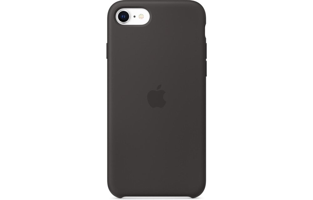 Apple MXYH2ZM/A SE (2022 / 2020) Siliconen case - Zwart