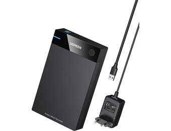 Ugreen - USB 3.0 Harde Schijf Behuizing 3.5 inch - SATA I/II/III - Ondersteuning UASP - Schroefloos Design