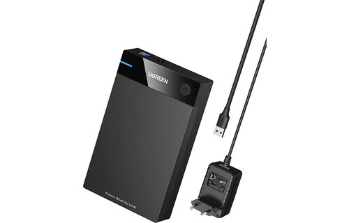 Ugreen - USB 3.0 Harde Schijf Behuizing 3.5 inch - SATA I/II/III - Ondersteuning UASP - Schroefloos Design