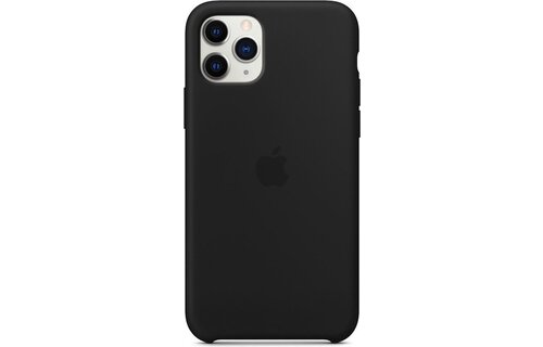 Apple MX002ZM/A iPhone 11 Pro Max Silicone Case - Schwarz