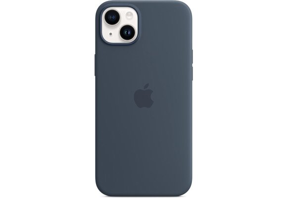 Apple MPT53ZM/A iPhone 14 Plus Silicone Case w/ MagSafe - Storm Blue