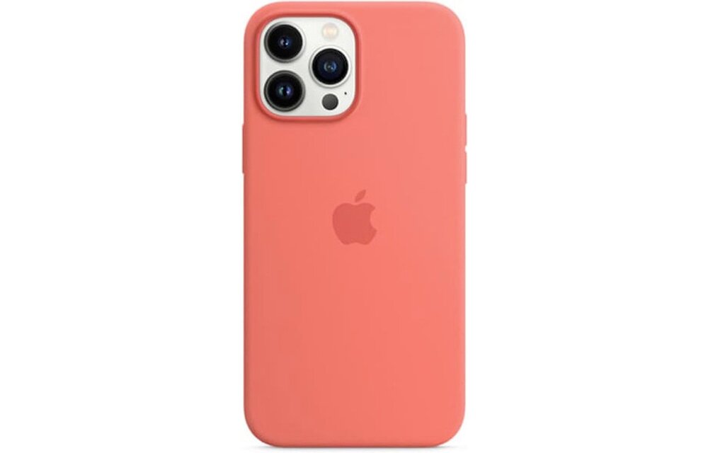Apple MM2E3ZM/A iPhone 13 Pro Silicone Case w/ MagSafe - Pink Pomelo