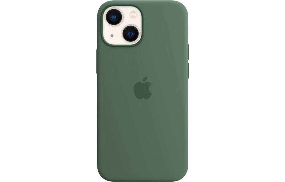 Apple MN5Y3ZM/A iPhone 13 Mini Silicone Case w/ MagSafe - Eucalyptus