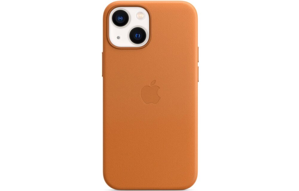 Apple MM0D3ZM/A iPhone 13 Mini Leather Case w/ MagSafe - Goldbraun