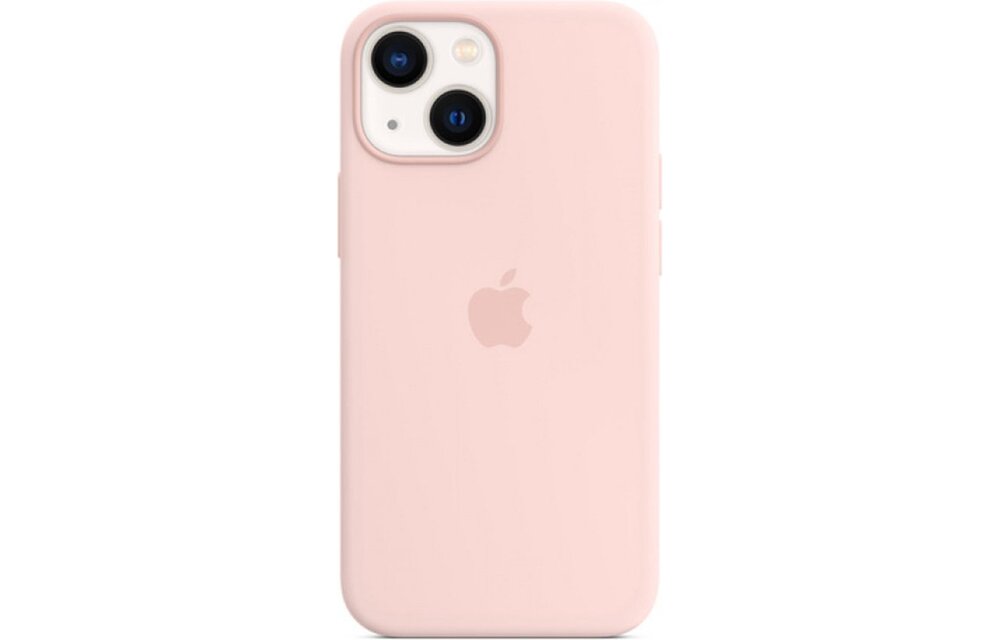 Apple MM203ZM/A iPhone 13 Mini Silicone Case w/ MagSafe - Chalk Pink