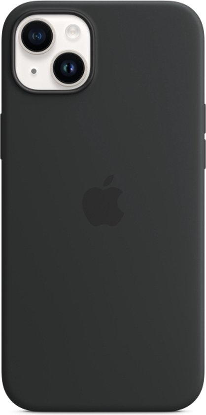 Apple MPT33ZM/A iPhone 14 Plus Silicone Case w/ MagSafe - Midnight