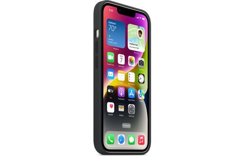 Apple MPT33ZM/A iPhone 14 Plus Silicone Case w/ MagSafe - Midnight