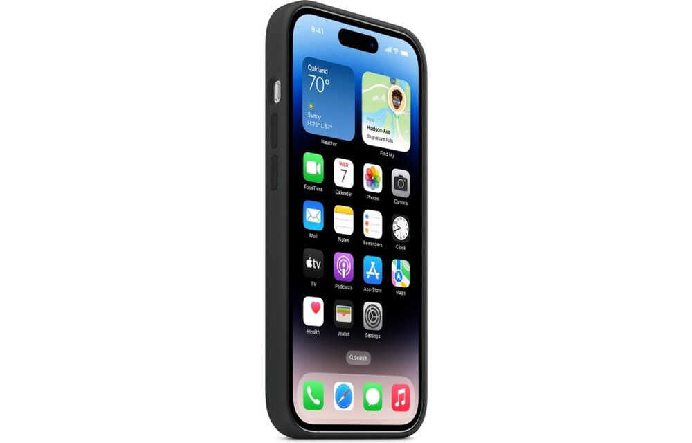 Apple MPTP3ZM/A iPhone 14 Pro Max Silicone Case w/ MagSafe - Zwart