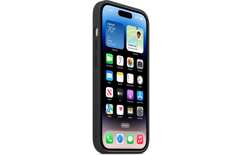 Apple MPTE3ZM/A iPhone 14 Pro Silicone Case w/ MagSafe - Midnight