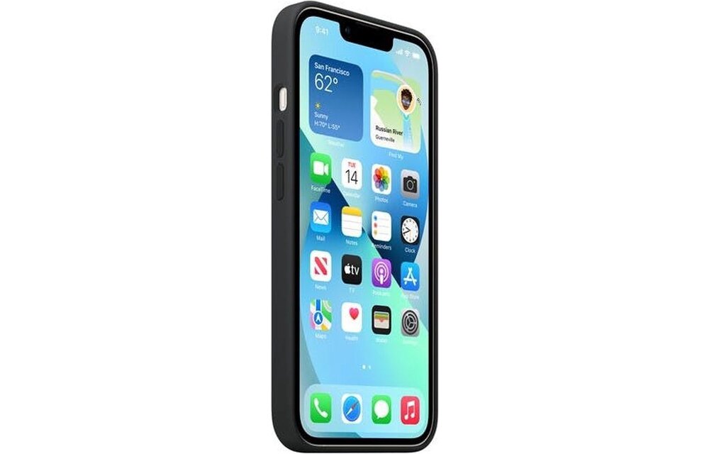 Apple MM2A3ZM/A iPhone 13 Silicone Case w/ MagSafe - Midnight