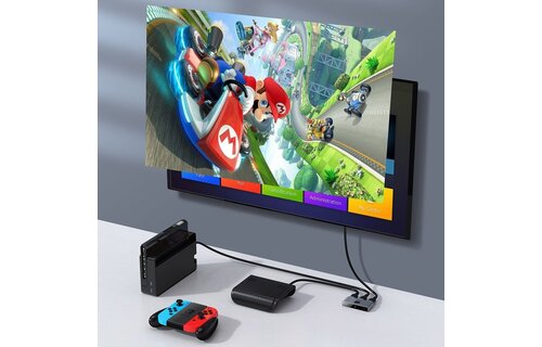 Baseus Matrix HDMI Splitter - HDMI Divider for TV/Monitor - Gray