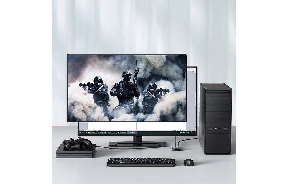 Baseus Matrix HDMI Splitter - HDMI Divider for TV/Monitor - Gray