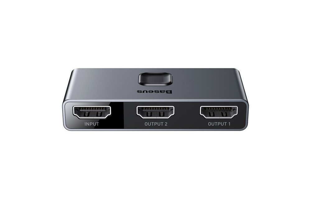 Baseus Matrix HDMI Splitter - HDMI Divider for TV/Monitor - Gray