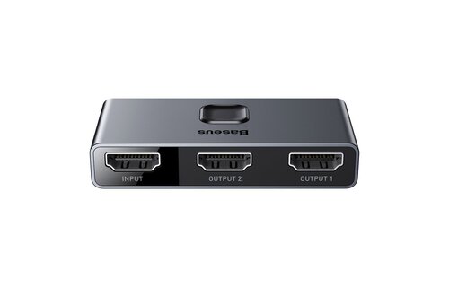 Baseus Matrix HDMI Splitter - HDMI Divider for TV/Monitor - Gray