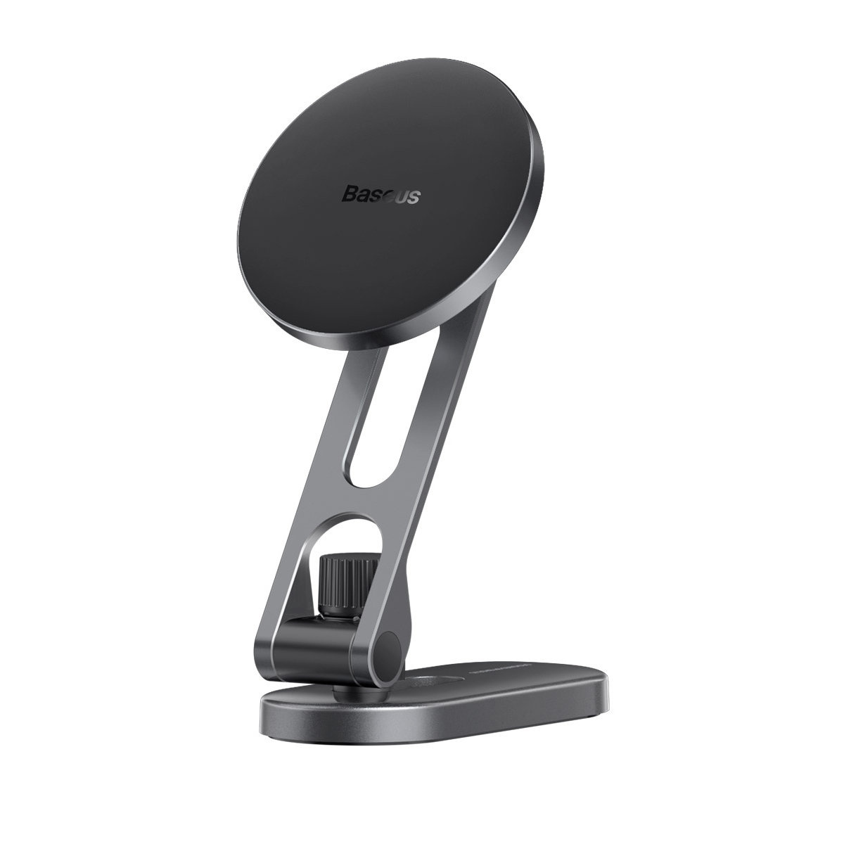 Baseus T-Space faltbarer magnetischer Handyhalter fur Tesla-Autos – kompatibel mit MagSafe – verstellbar – Silber