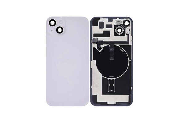 Pulled Backcover with Wireless charging - Purple for iPhone 14