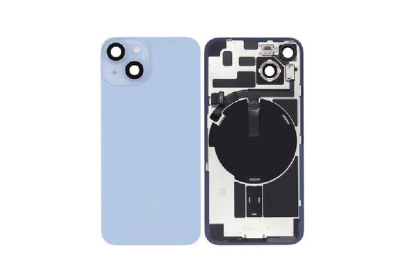 Pulled Backcover with Wireless charging - Blue for iPhone 14