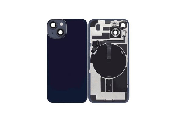 Pulled Achterkant met Wireless charging - Zwart voor iPhone 14 Plus