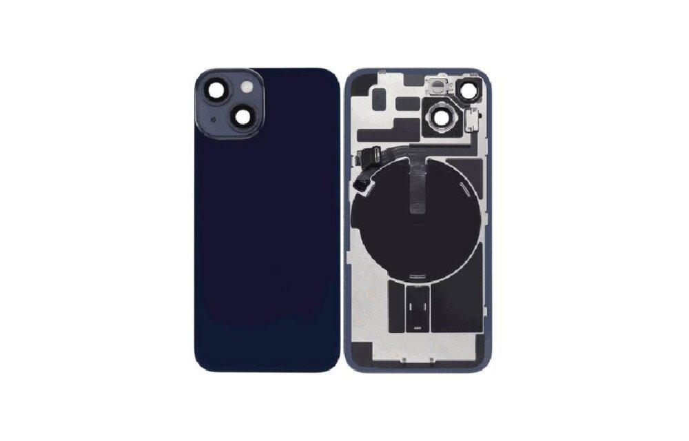 Pulled Backcover with Wireless charging - Black for iPhone 14