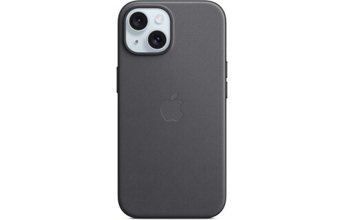 Apple MT393ZM/A iPhone 15 FineWoven Case w/ MagSafe - Schwarz