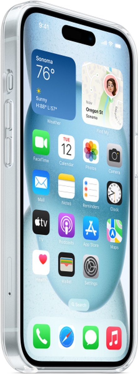 Apple MT213ZM/A iPhone 15 Plus Clear Case w/ MagSafe