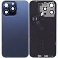 Pulled Backcover with Wireless charging - Blue Titanium for iPhone 15 Pro