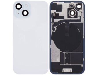 Pulled Backcover mit Wireless charging - Blau fur iPhone 15 Plus