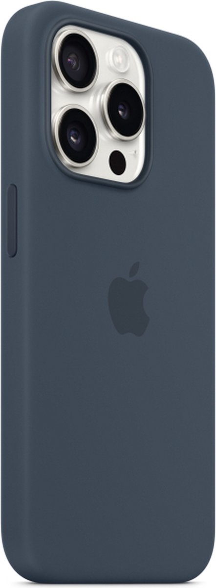 Apple  MT1P3ZM/A iPhone 15 Pro Max Silicone Case w/ MagSafe - Storm Blue