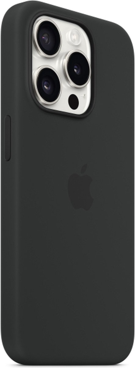 Apple MT1M3ZM/A iPhone 15 Pro Max Silicone Case w/ MagSafe - Black