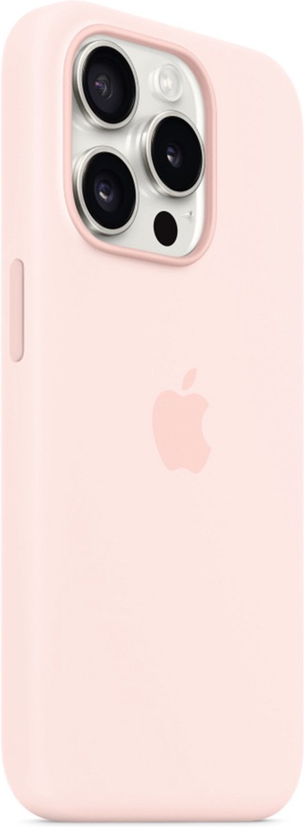 Apple MT1F3ZM/A iPhone 15 Pro Silicone Case w/ MagSafe - Light Pink