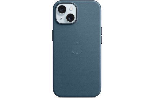 Apple MT3G3ZM/A iPhone 15 FineWoven Case w/ MagSafe - Pacific Blue