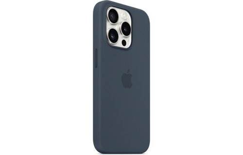 Apple MT1D3ZM/A iPhone 15 Pro Silicone Case w/ MagSafe - Storm blue