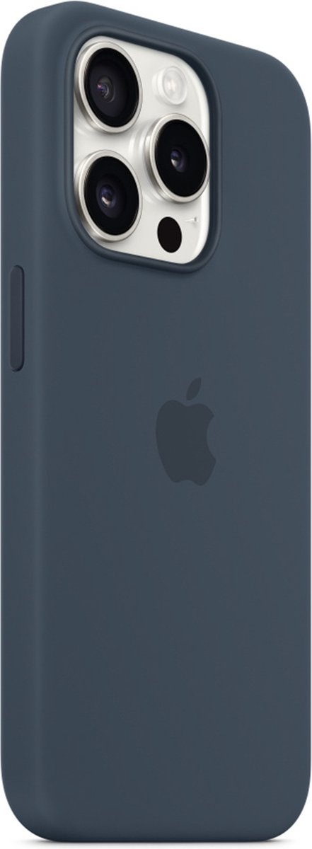 Apple MT1D3ZM/A iPhone 15 Pro Silicone Case w/ MagSafe - Storm blue