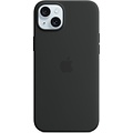 Apple MT103ZM/A iPhone 15 Plus Silicone Case w/ MagSafe - Black
