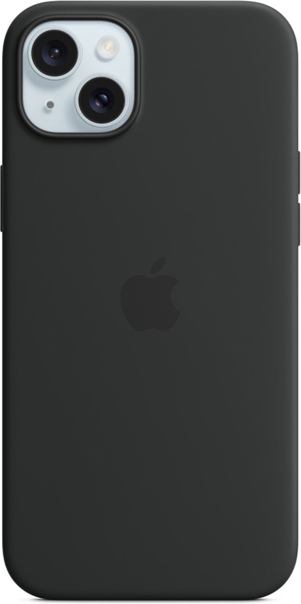 Apple MT103ZM/A iPhone 15 Plus Silicone Case w/ MagSafe - Black