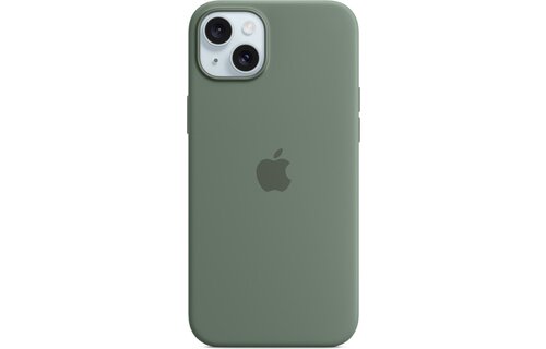 Apple MT183ZM/A iPhone 15 Plus Silicone Case w/ MagSafe - Cypress