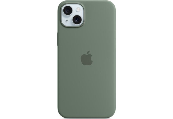 Apple MT183ZM/A iPhone 15 Plus Silicone Case w/ MagSafe - Cypress