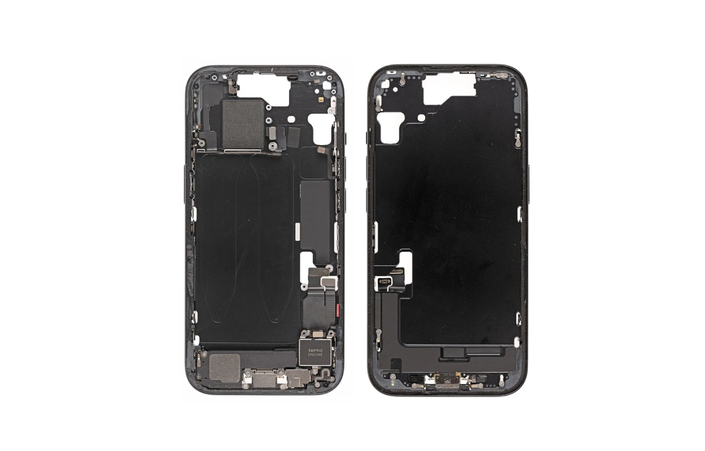 Pulled Mid frame full assembled - Black for iPhone 15 Pulled