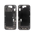 Pulled Mid frame volledig gemonteerd - Zwart voor iPhone 15 Pulled