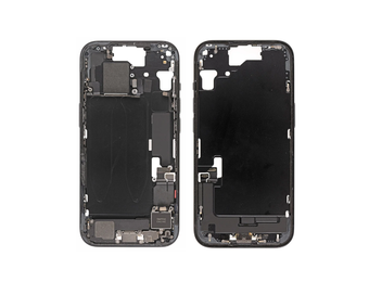 Pulled Mid frame volledig gemonteerd - Zwart voor iPhone 15 Pulled