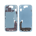 Pulled Mid frame Voll vormontiert - Blau fur iPhone 15 Pulled