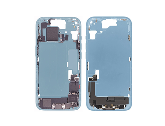 Pulled Mid frame full assembled - Blue for iPhone 15 Pulled