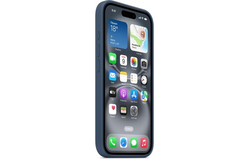 Apple MYY23ZM/A  iPhone 16  Silicone Case - Denim Blue