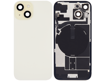 Pulled Achterkant met Wireless charging - Yellow voor iPhone 15