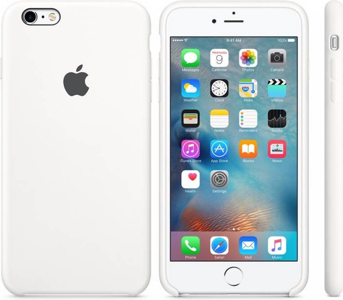 Apple MKXK2ZM/A iPhone 6 Plus/ 6S Plus Silicone Case - Wit