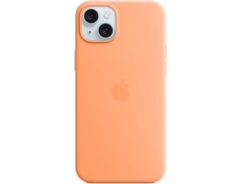 Apple MT173ZM/A iPhone 15 Plus Silicone Case w/ MagSafe - Orange