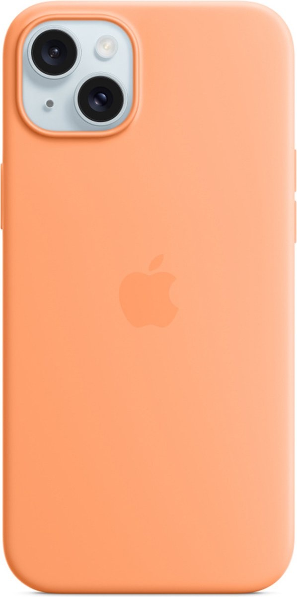 Apple MT173ZM/A iPhone 15 Plus Silicone Case w/ MagSafe - Orange