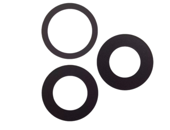 Kameraglas mit doppelseitigem Klebeband (Saphir) für iPhone 16 Pro Max