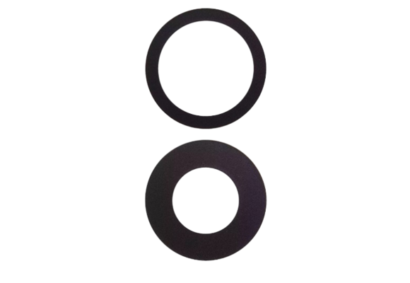 Kameraglas mit doppelseitigem Klebeband (Saphir) für iPhone 16 Plus