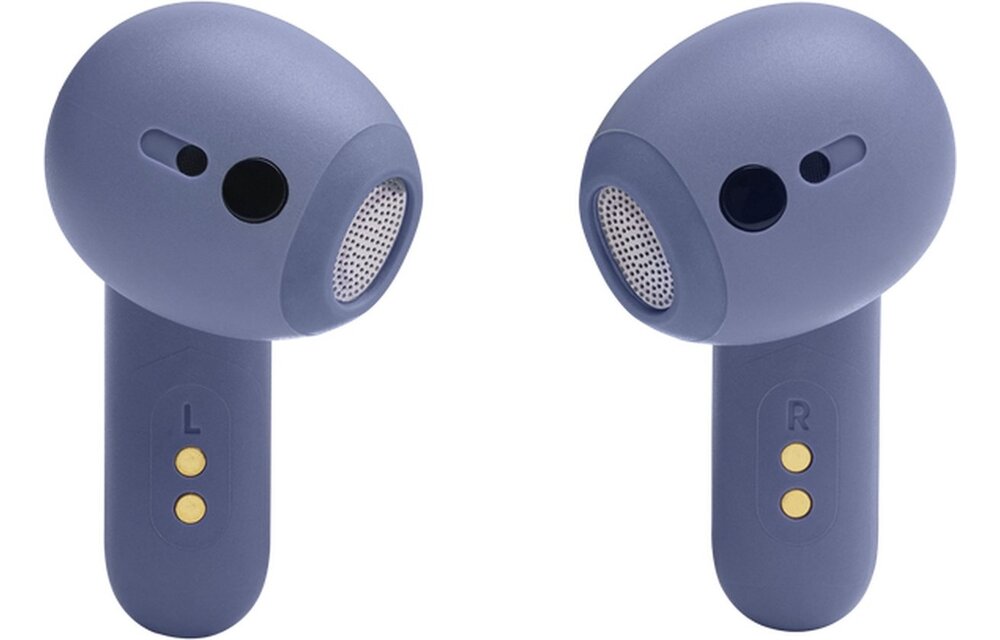 JBL Live Flex - Draadloze oordopjes - Draadloos opladen - Volledig Touch - Blauw